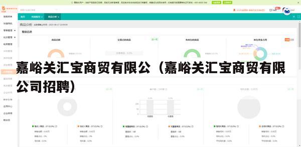 嘉峪关汇宝商贸有限公（嘉峪关汇宝商贸有限公司招聘）