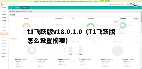 t1飞跃版v18.0.1.0（T1飞跃版怎么设置摘要）