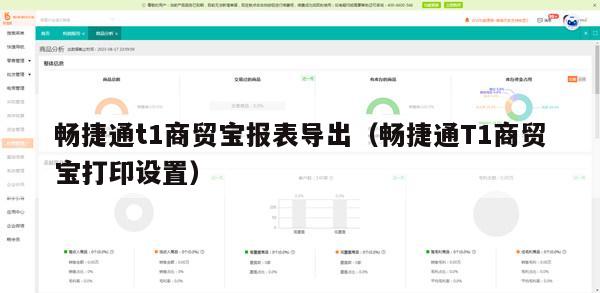 畅捷通t1商贸宝报表导出（畅捷通T1商贸宝打印设置）