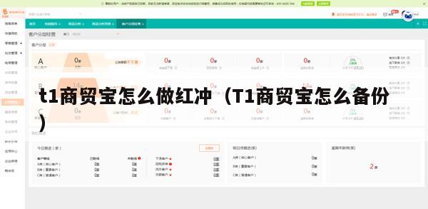 t1商贸宝怎么做红冲（T1商贸宝怎么备份）