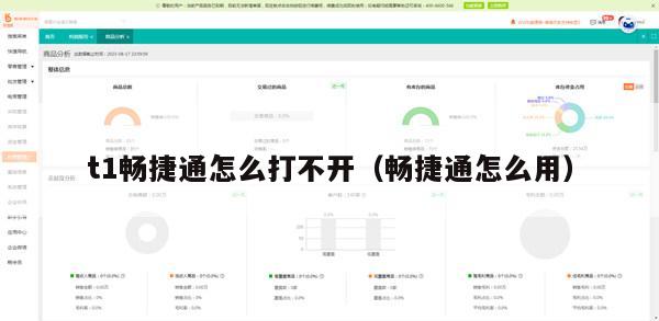 t1畅捷通怎么打不开（畅捷通怎么用）