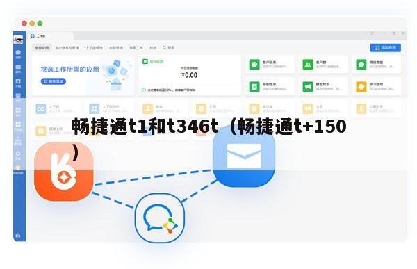 畅捷通t1和t346t（畅捷通t+150）