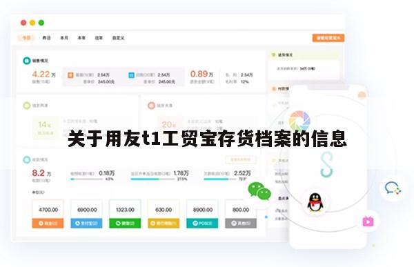 关于用友t1工贸宝存货档案的信息
