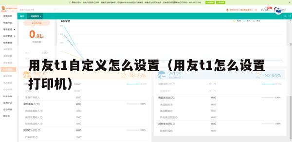 用友t1自定义怎么设置（用友t1怎么设置打印机）