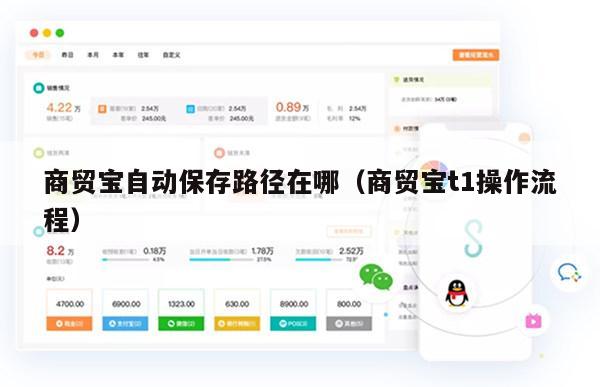 商贸宝自动保存路径在哪（商贸宝t1操作流程）