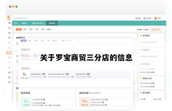 关于罗宝商贸三分店的信息