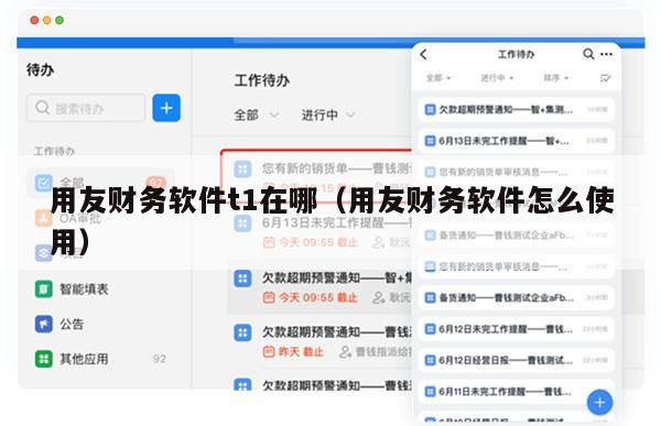 用友财务软件t1在哪（用友财务软件怎么使用）