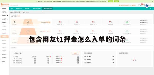 包含用友t1押金怎么入单的词条