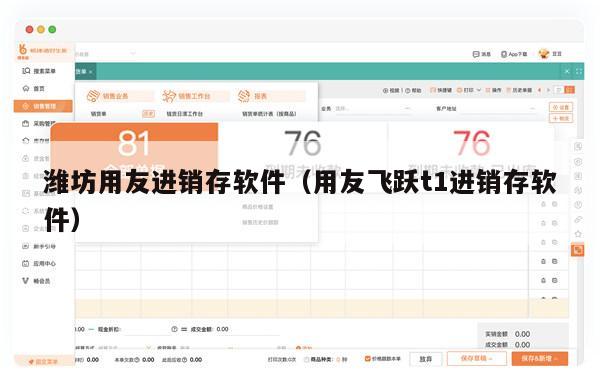 潍坊用友进销存软件（用友飞跃t1进销存软件）