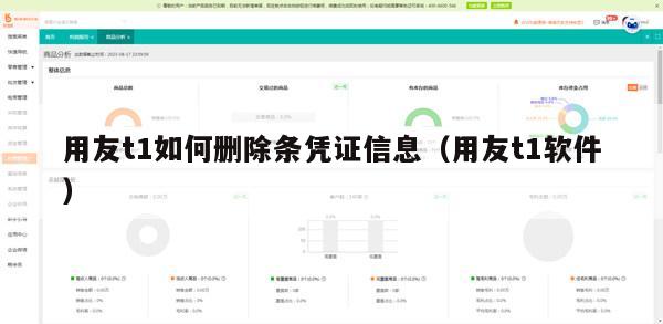 用友t1如何删除条凭证信息（用友t1软件）