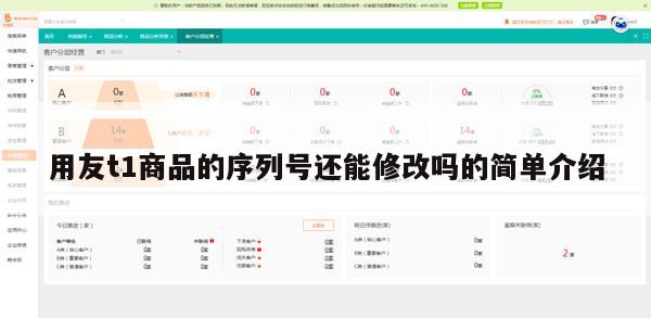 用友t1商品的序列号还能修改吗的简单介绍