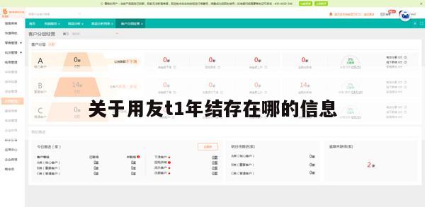 关于用友t1年结存在哪的信息