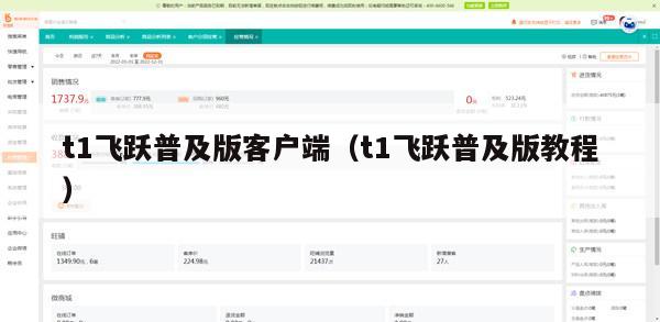 t1飞跃普及版客户端（t1飞跃普及版教程）
