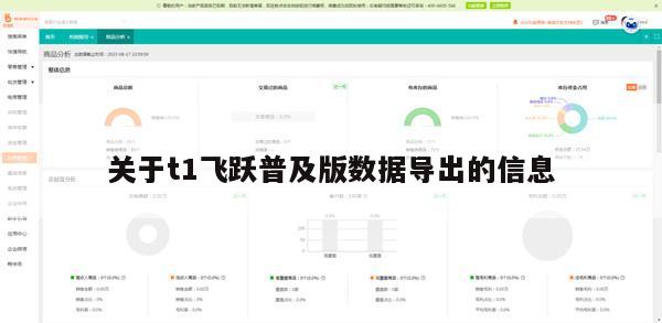 关于t1飞跃普及版数据导出的信息