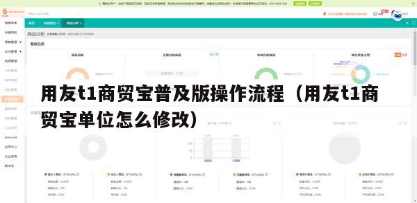 用友t1商贸宝普及版操作流程（用友t1商贸宝单位怎么修改）