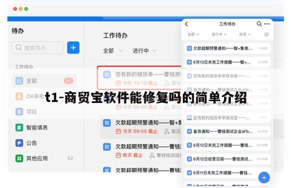 t1-商贸宝软件能修复吗的简单介绍