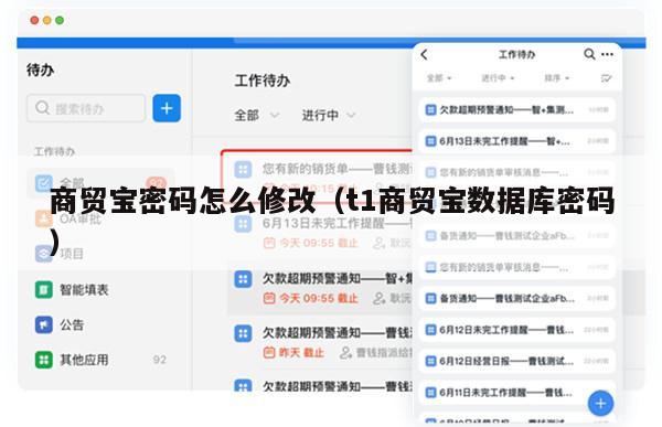 商贸宝密码怎么修改（t1商贸宝数据库密码）