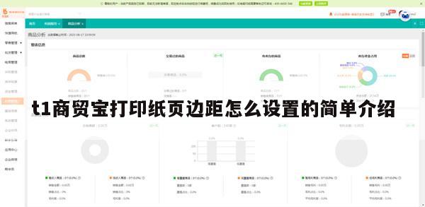 t1商贸宝打印纸页边距怎么设置的简单介绍