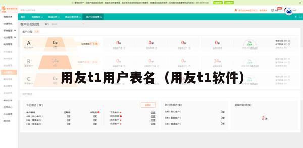 用友t1用户表名（用友t1软件）