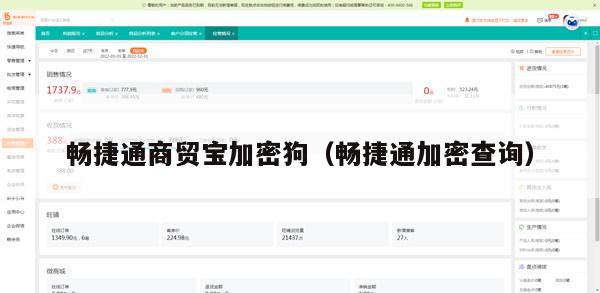 畅捷通商贸宝加密狗（畅捷通加密查询）