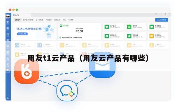 用友t1云产品（用友云产品有哪些）
