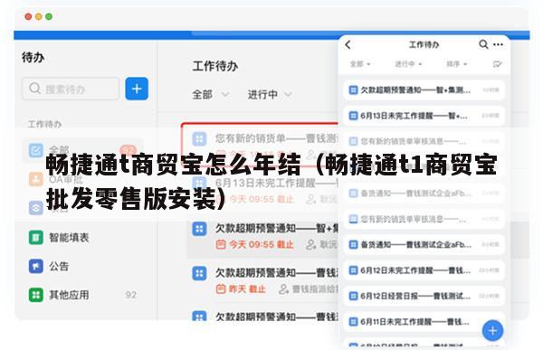畅捷通t商贸宝怎么年结（畅捷通t1商贸宝批发零售版安装）