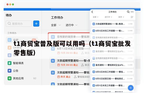t1商贸宝普及版可以用吗（t1商贸宝批发零售版）