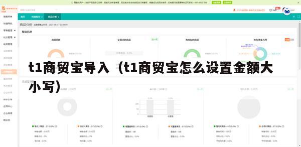 t1商贸宝导入（t1商贸宝怎么设置金额大小写）