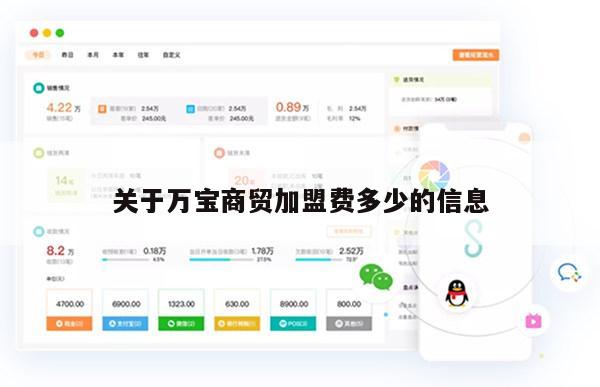 关于万宝商贸加盟费多少的信息