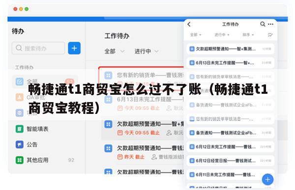 畅捷通t1商贸宝怎么过不了账（畅捷通t1商贸宝教程）