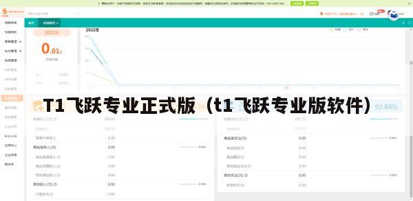 T1飞跃专业正式版（t1飞跃专业版软件）