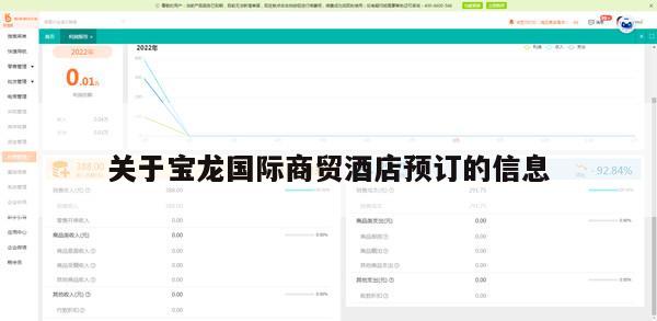 关于宝龙国际商贸酒店预订的信息