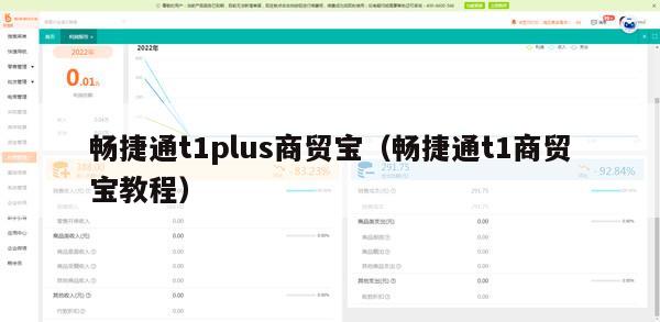 畅捷通t1plus商贸宝（畅捷通t1商贸宝教程）