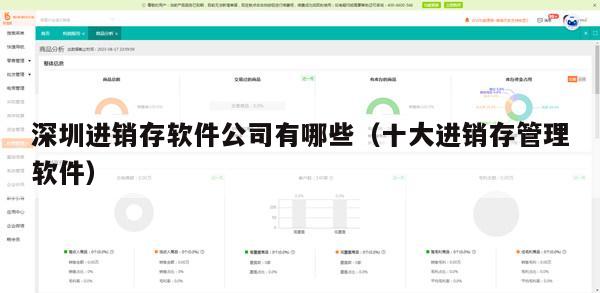 深圳进销存软件公司有哪些（十大进销存管理软件）
