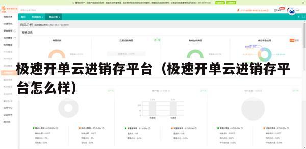 极速开单云进销存平台（极速开单云进销存平台怎么样）