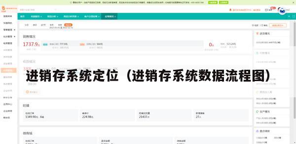 进销存系统定位（进销存系统数据流程图）