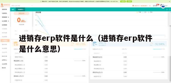 进销存erp软件是什么（进销存erp软件是什么意思）