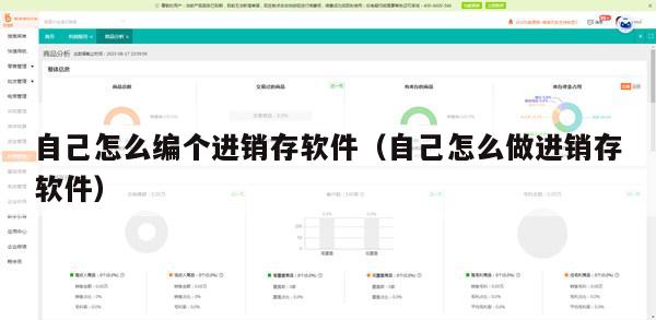自己怎么编个进销存软件（自己怎么做进销存软件）