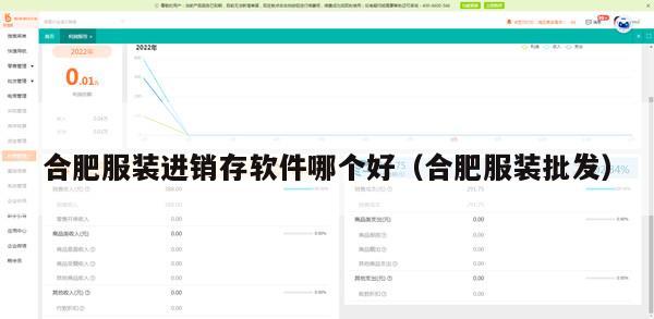 合肥服装进销存软件哪个好（合肥服装批发）