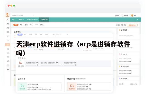 天津erp软件进销存（erp是进销存软件吗）