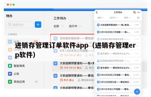 进销存管理订单软件app（进销存管理erp软件）