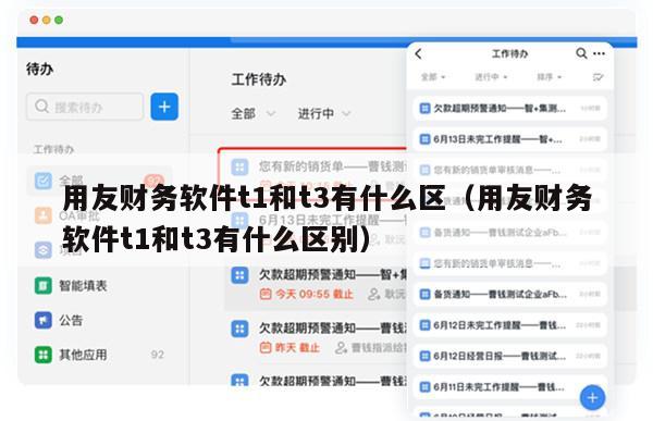 用友财务软件t1和t3有什么区（用友财务软件t1和t3有什么区别）