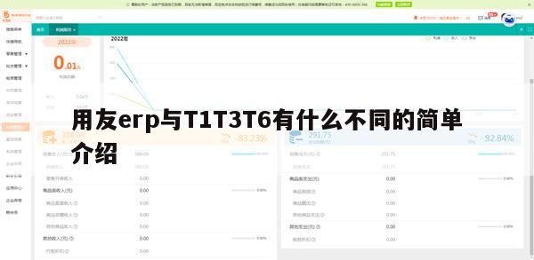 用友erp与T1T3T6有什么不同的简单介绍