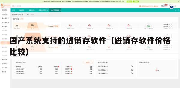 国产系统支持的进销存软件（进销存软件价格比较）