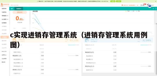 c实现进销存管理系统（进销存管理系统用例图）