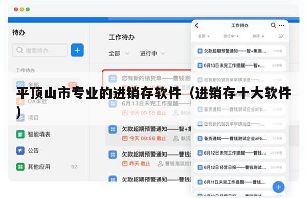 平顶山市专业的进销存软件（进销存十大软件）