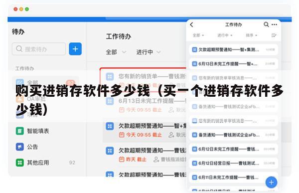 购买进销存软件多少钱（买一个进销存软件多少钱）