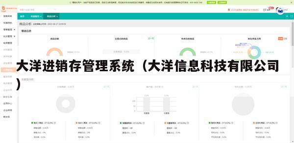 大洋进销存管理系统（大洋信息科技有限公司）