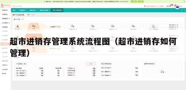 超市进销存管理系统流程图（超市进销存如何管理）