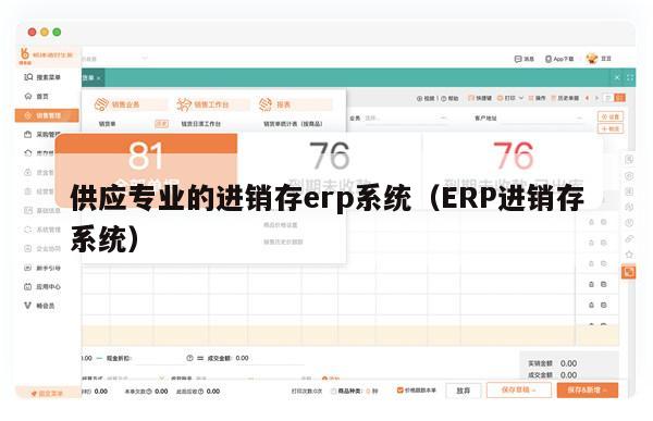供应专业的进销存erp系统（ERP进销存系统）